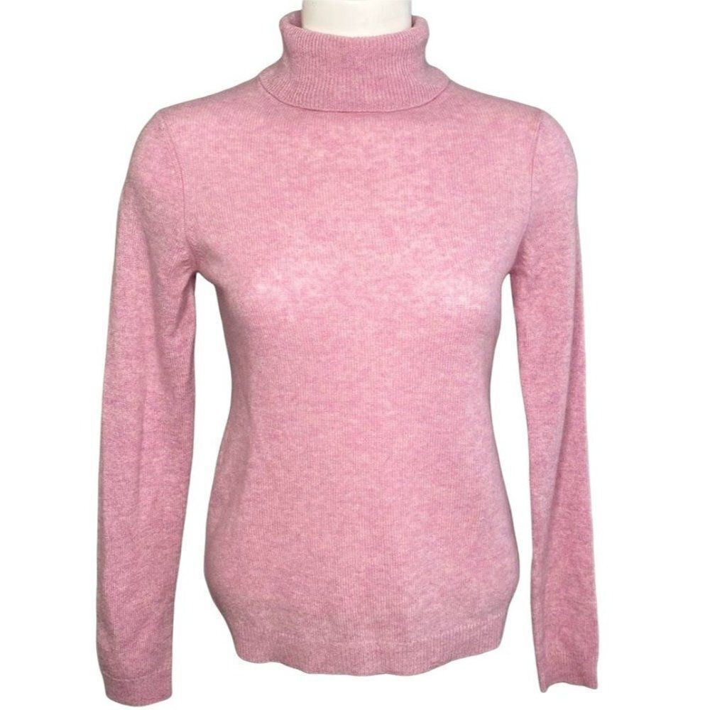 Charter‎ Club Petite 2-Ply Cashmere Sweater Top Women's XS Pink Soft Lightweight